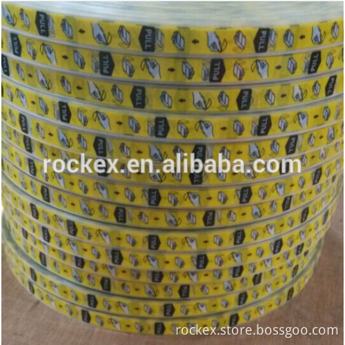 yellow sealing film for Epson ink cartridge air hole size 7# 16*56*39mm